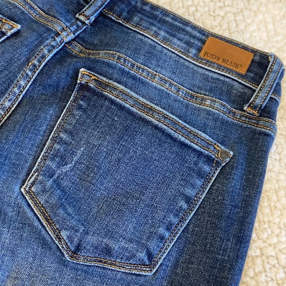 Judy Blue Denim - Judy Blue Los Angeles Slim Fit High Rise Dark Wash Jean Size 7/28 x 29”